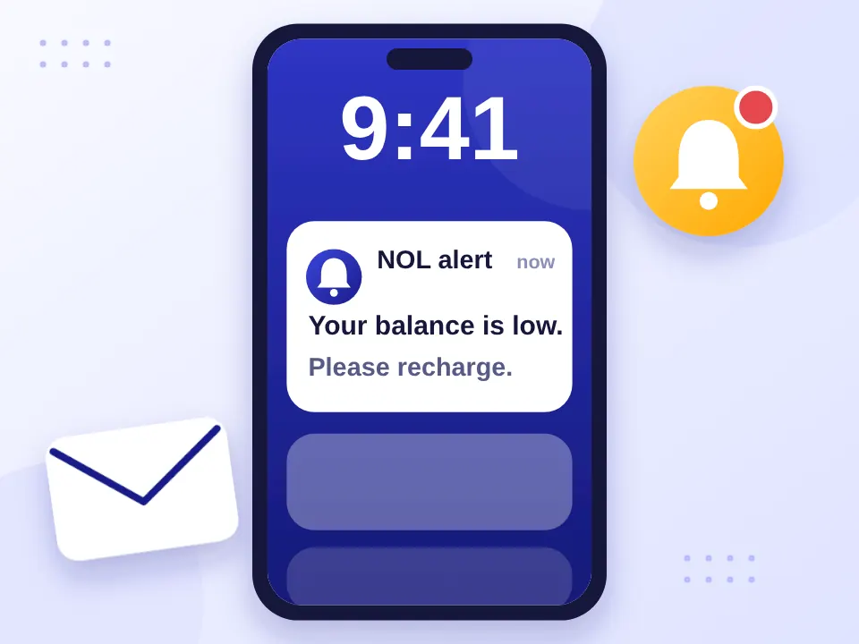 NOL Card Refund in Dubai: How to Get Your Balance Back 5 NOL SMS alert on a phone